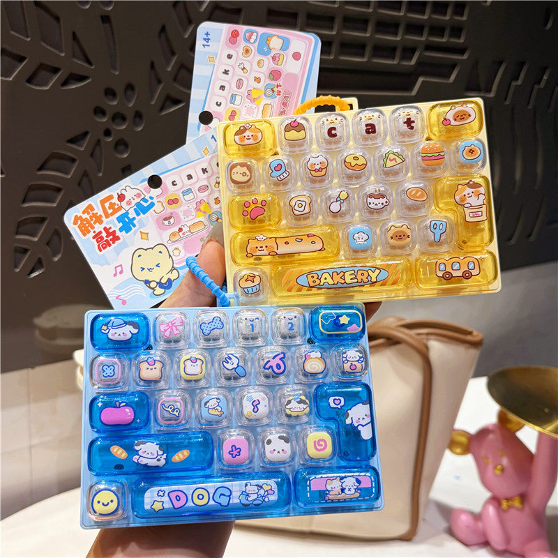 Mini Fidget Keyboard Toy / Pop Keyboard Stress Relief Toy